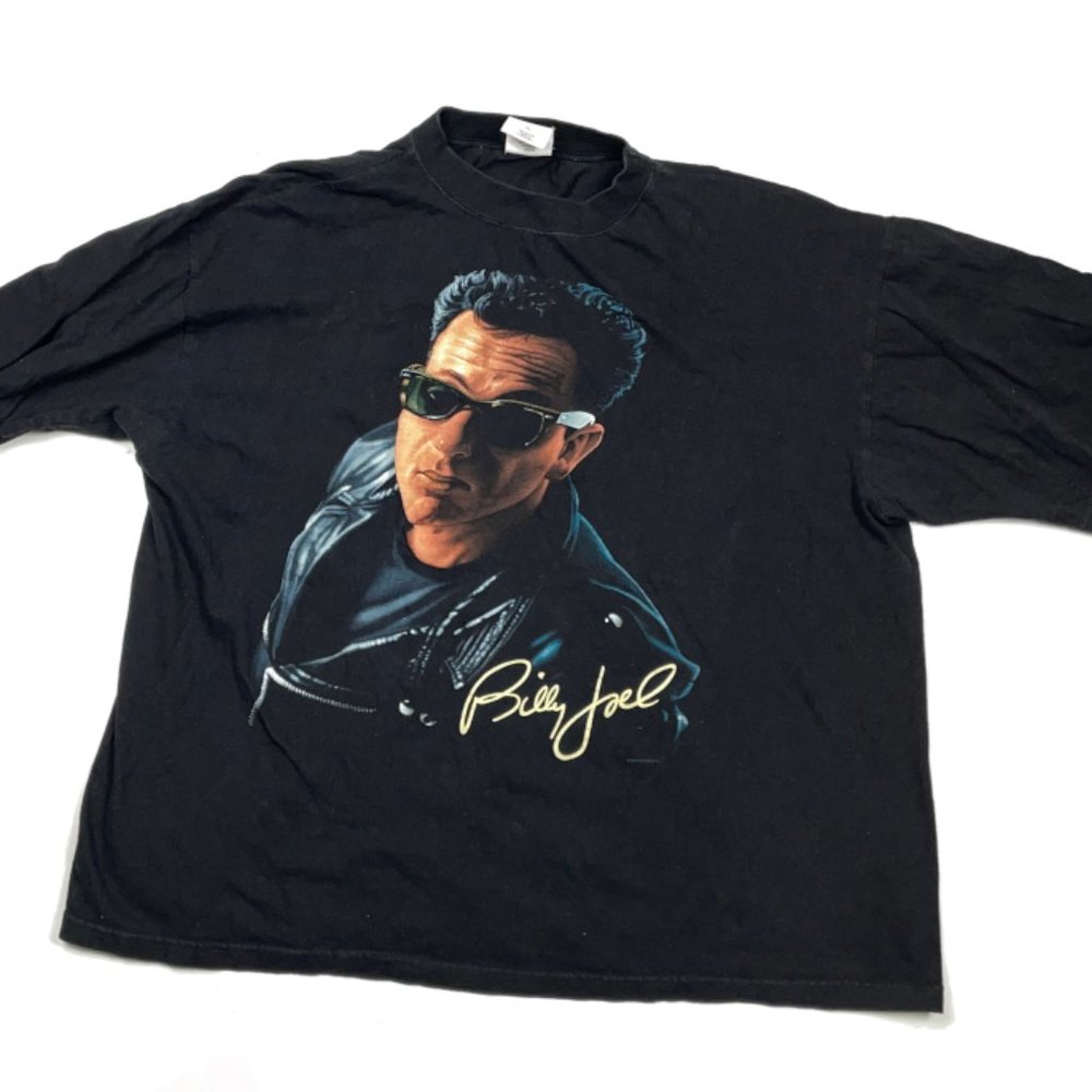 VTG 1993 Billy Joel Big Graphic T-Shirt Piano Man